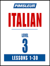 Cover image for Pimsleur Italian Level 3